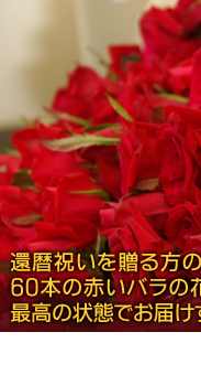 薔薇は最高の状態でお届けします